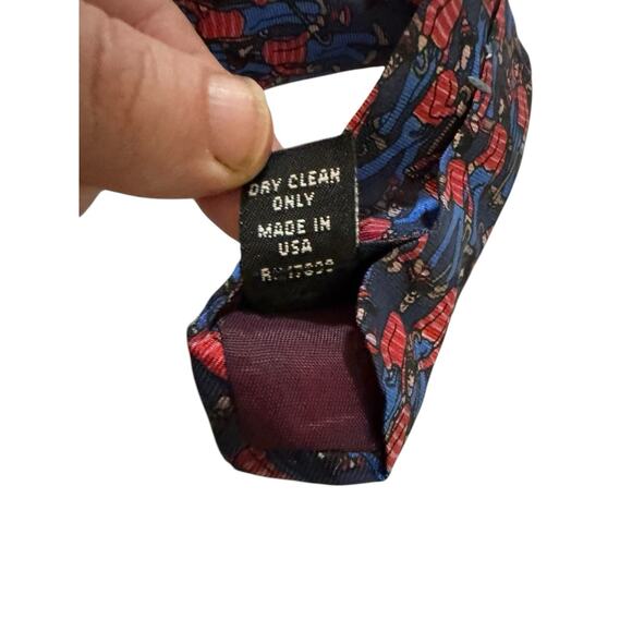 Vintage 1992 Where’s Waldo Schreter Cartoon Novelty Necktie Silk - Picture 7 of 7